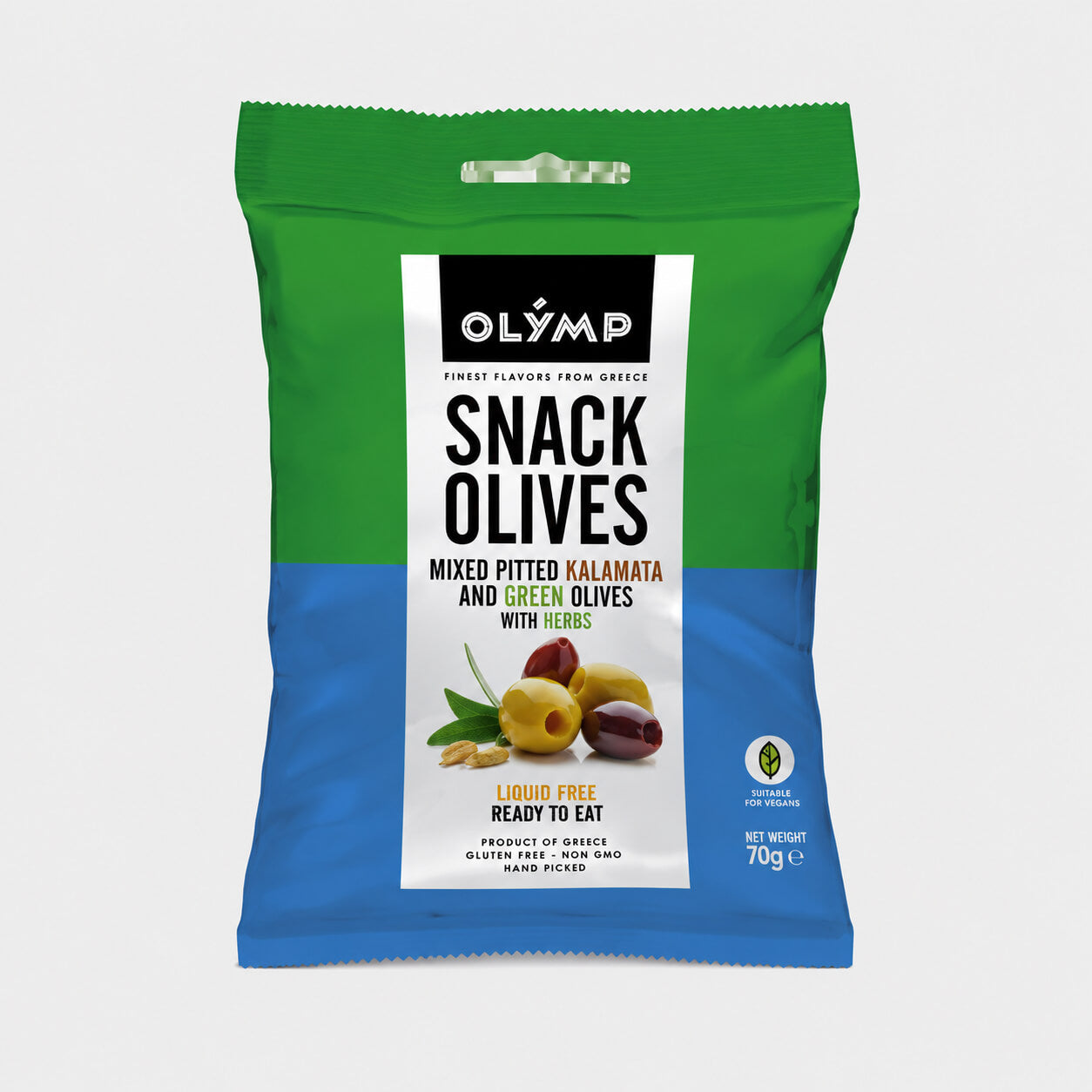 Oliven Mischung Mix Kalamata & Grüne Oliven mit Kräutern