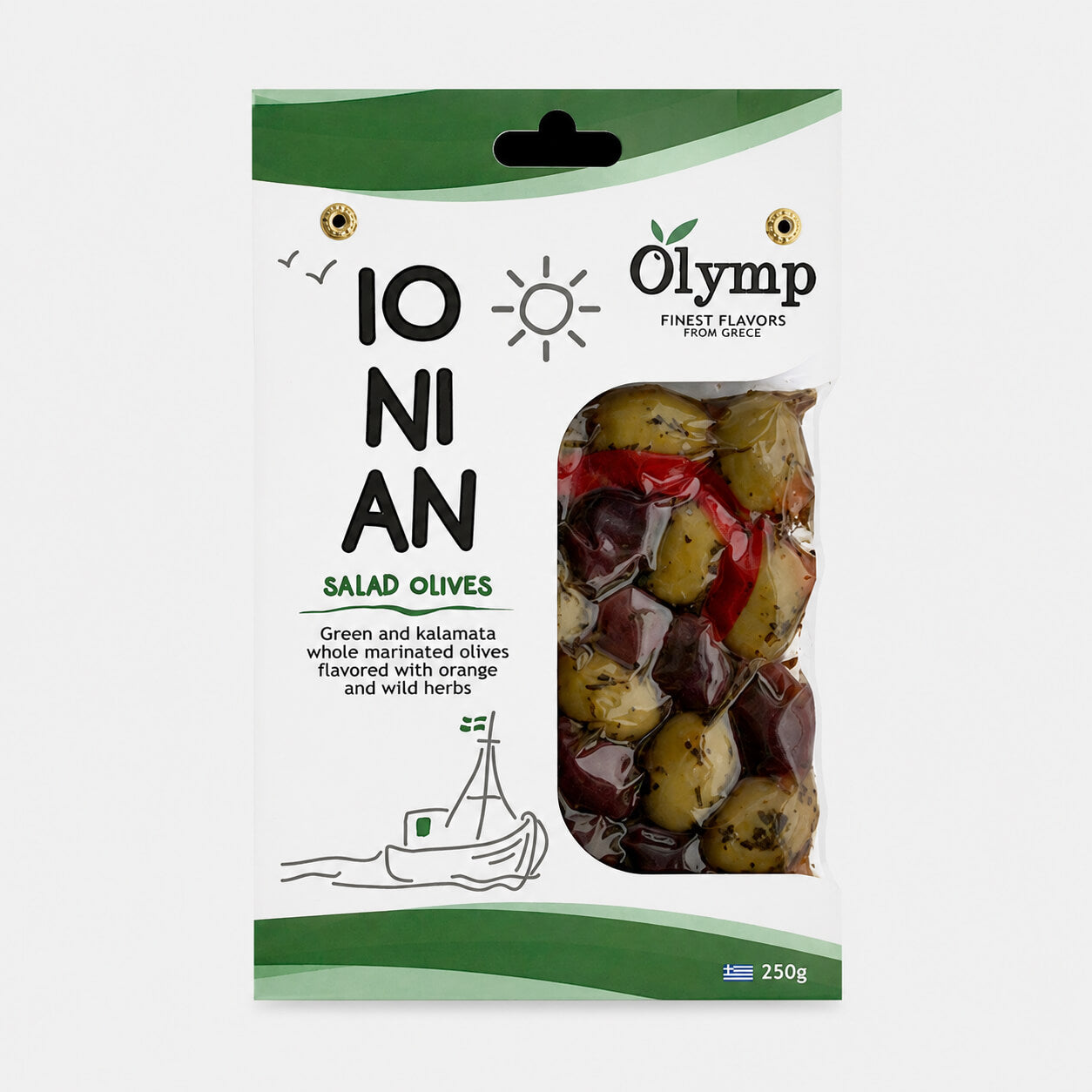 Ionian marinierte Oliven