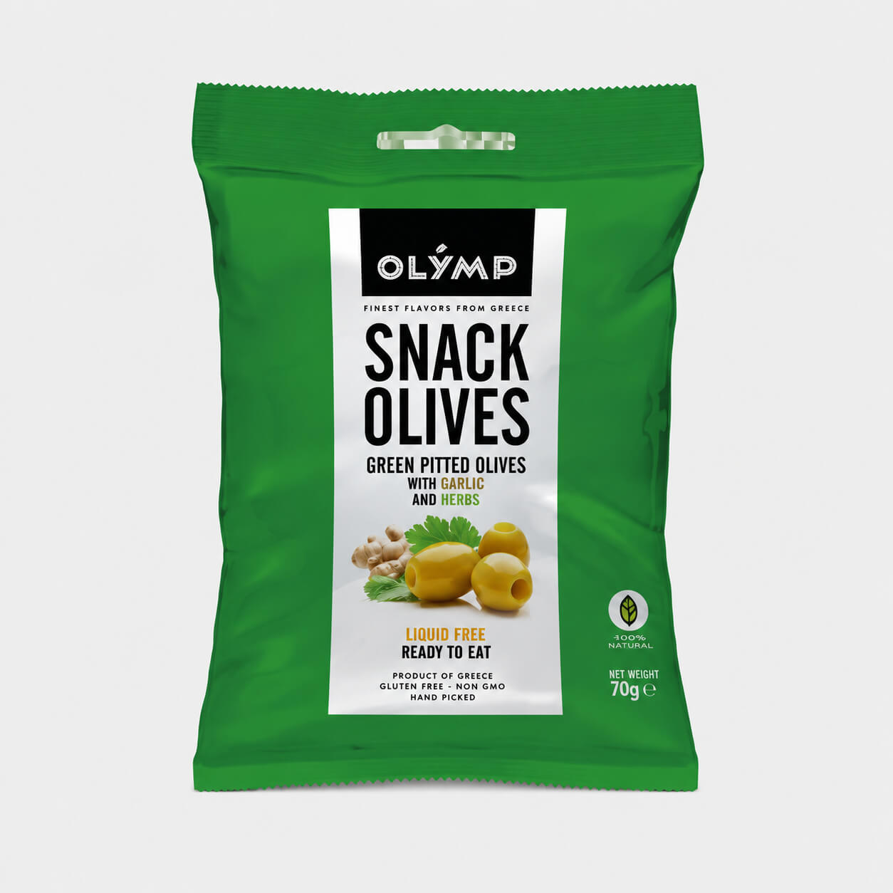 Oliven Mischung mit Ginger & Kräutern