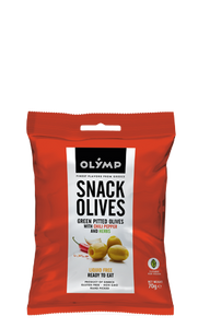 Oliven Mischung  mit Chilli & Kräutern