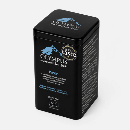 Olympus BIO Bergtee Pure in edler Metalldose
